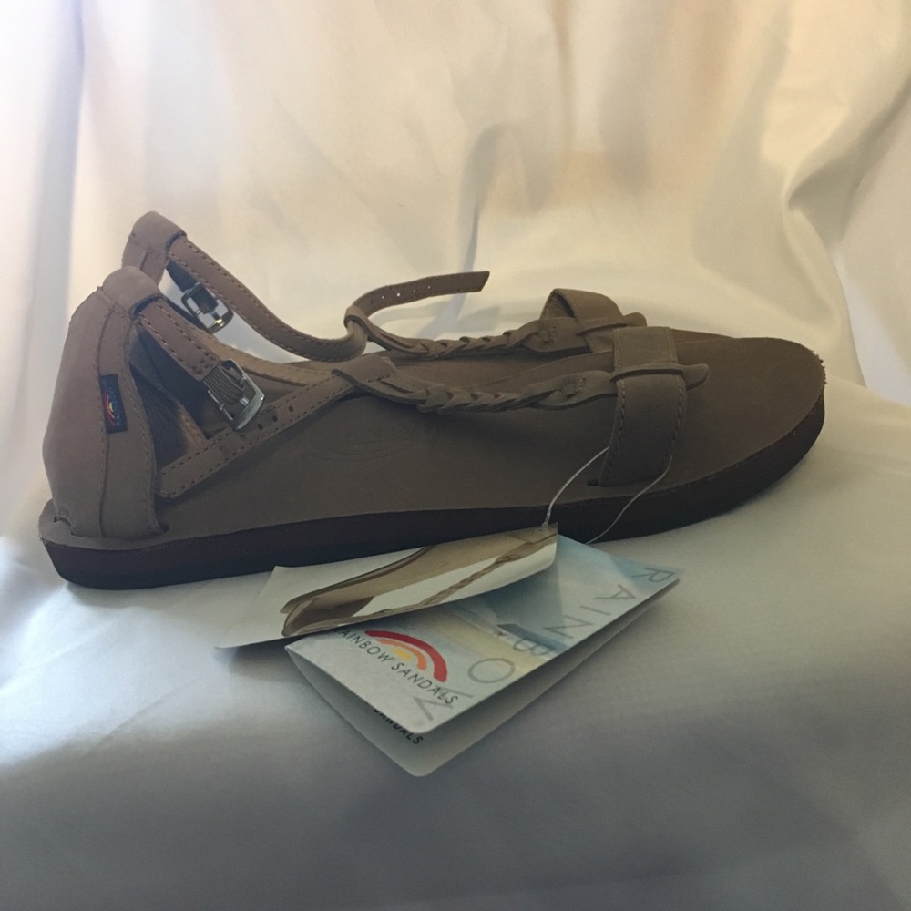 Rainbow Sandals- never worn with tags